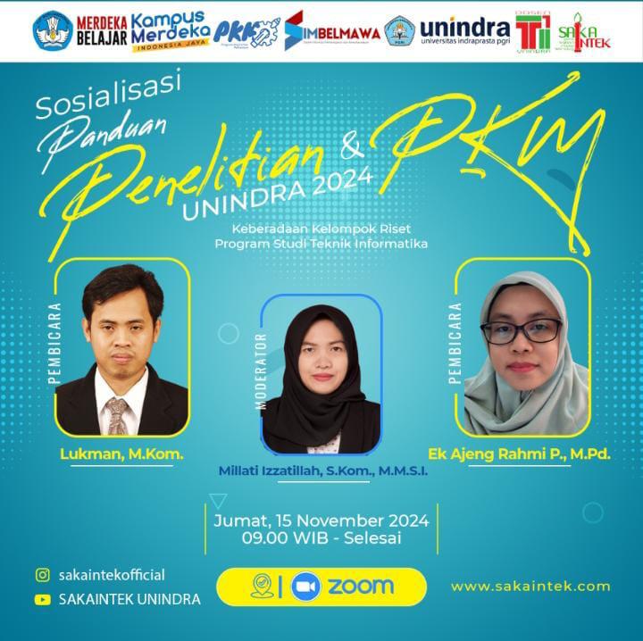 Sosialisasi Panduan Penelitian dan Pengabdian kepada Masyarakat Universitas Indraprasta PGRI Tahun 2024 oleh Kelompok Riset Program Studi Teknik Informatika
